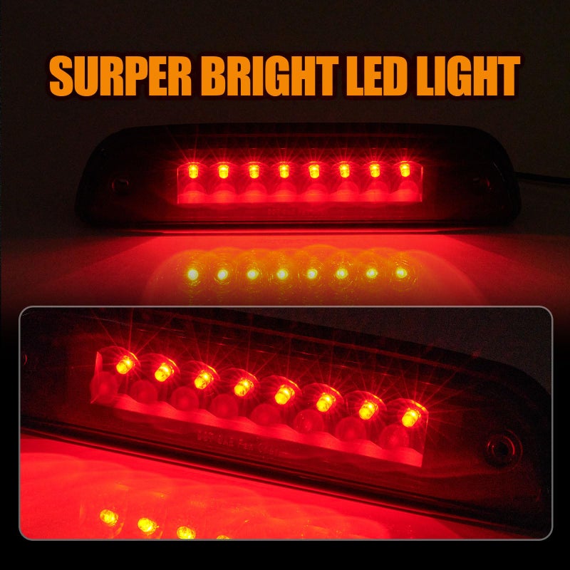 Cxdar Third 3rd Brake Light LED for 1995-2015 Toyota Tacoma, High Mount Rear Brake Lights Assembly for 95-15 Tacoma, Waterproof Center Cab Lamp Stop Light - Image 2