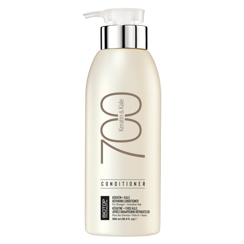 Biotop Professional 700 Keratin + Kale Hair Conditioner - Made With Vitamin E to Soften & Strengthen Strands - Nourishing + Moisturizing Conditioner for Damaged Hair - 16.9 oz - Image 1