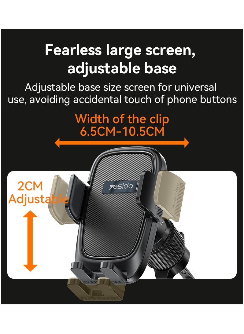 Yesido - Yesido C241 Air Vent Adjustable Car Holder Black - Image 1
