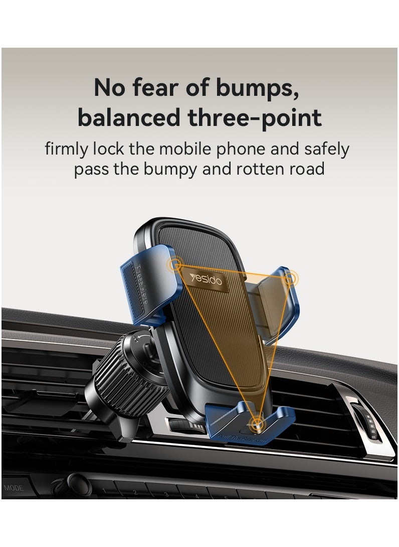 Yesido - Yesido C241 Air Vent Adjustable Car Holder Black - Image 1