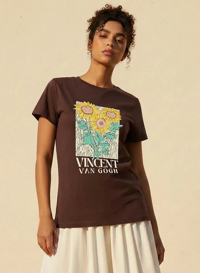 SP Characters Vincent Van Gogh Cotton T shirt