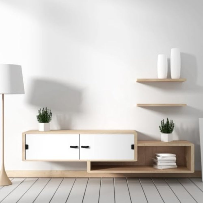 Arthome 43.5x1000cm ورق اتصال أبيض، ورق حائط ذاتي اللصق مقاوم للماء من الفينيل PVC، مقاوم للزيت، ورق فينيل أبيض لسطح غطاء الأثاث، سطح الطاولة، المطبخ، بطانة الرف - Image 4