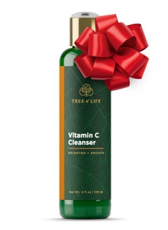 TREE OF LIFE NEW LOOK | Tree of Life Vitamin C Brightening Facial Cleanser, Gentle Cleaning with Vitamin E, Tea Tree Oil, and Rosehip for Face, Clean Dermatologist-Tested Skin care, 4 Fl Oz  - Image 1