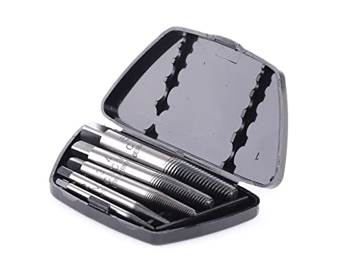 HAZET Screw Extractor Set 840/5 I 5-Piece Set in Practical Plastic Box I Left-Handed Extractor for Loosening and Removing Stuck or Broken Screws - Image 1