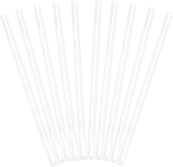 أنابيب استبدال ضوء نيزك LED شفافة 10 حزمة قشرة بلاستيكية مقاومة للعوامل الجوية 30X1 2X1 2CM - Image 1