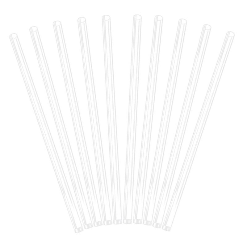 أنابيب استبدال ضوء نيزك LED شفافة 10 حزمة قشرة بلاستيكية مقاومة للعوامل الجوية 30X1 2X1 2CM - Image 2