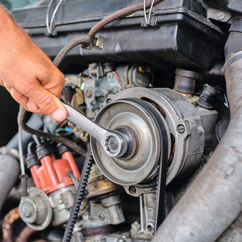 Bosch 15Piece Combination Wrench Set OpenEnd Ring Spanners Sizes 6mm to 21mm ChromeVanadium Steel with 60 Higher Torque than ISO Standard - Image 5