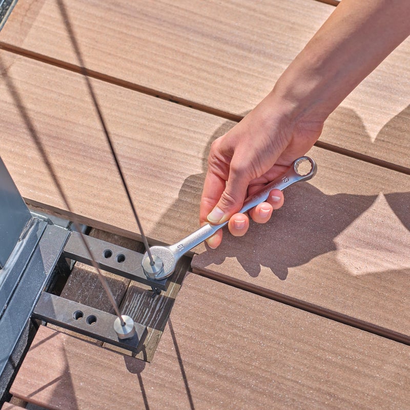 Bosch 15Piece Combination Wrench Set OpenEnd Ring Spanners Sizes 6mm to 21mm ChromeVanadium Steel with 60 Higher Torque than ISO Standard - Image 3