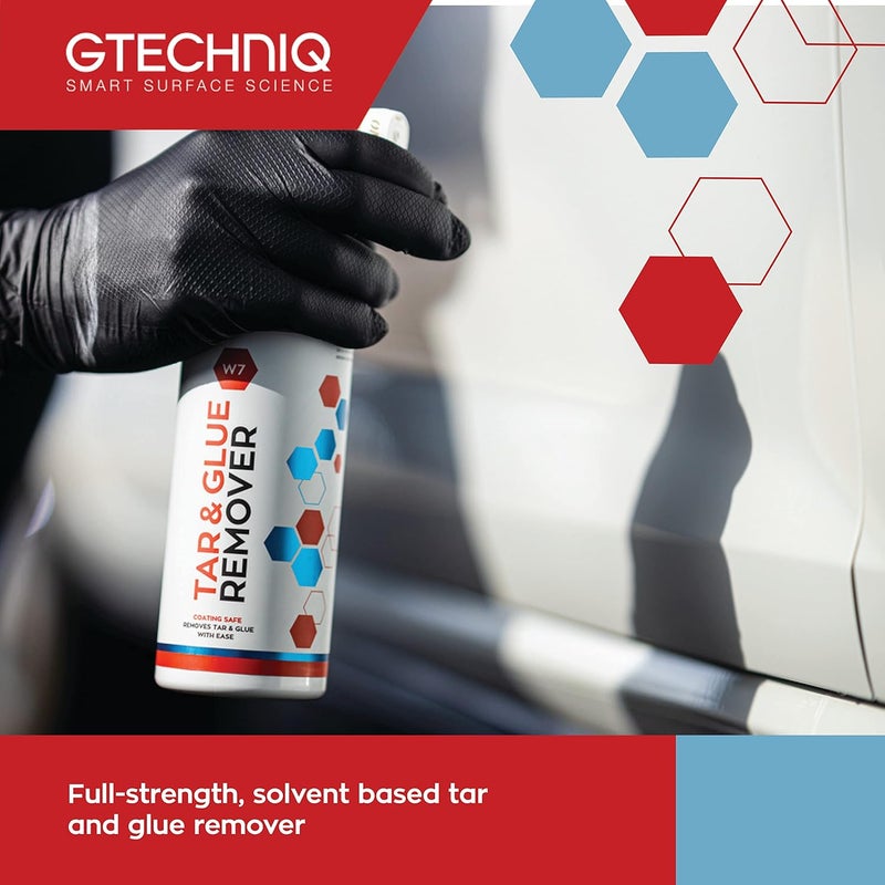 Gtechniq W7 Tar and Glue Remover for Cars, Dissolves Residue, Easy to Use Cleaner, 500ml - Image 3