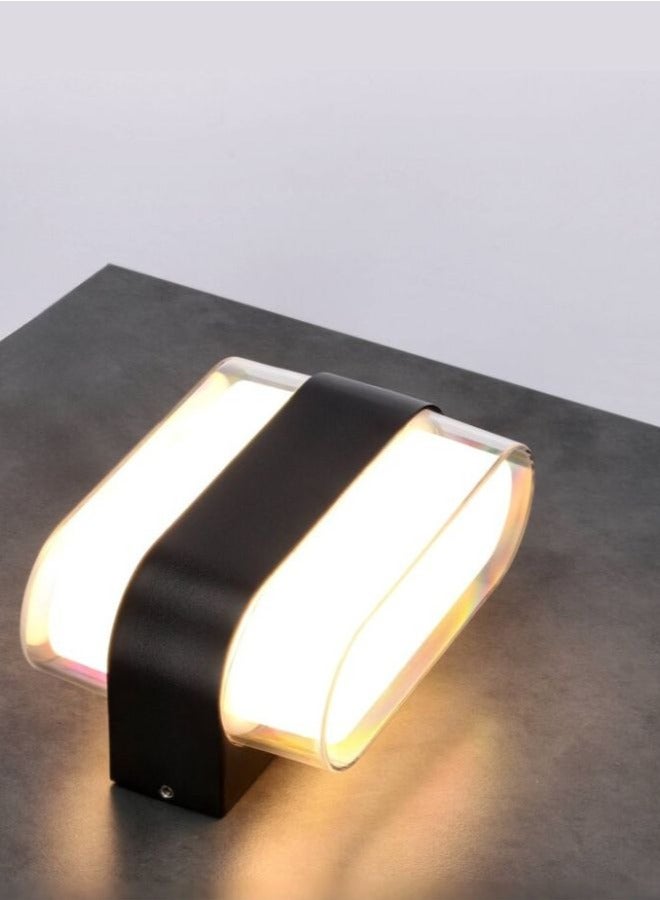 YATAI LIGHTING YT YATAI LIGHTING Modern LED Wall Light for Bedroom,Living Room,and Hallway Bathroom,Black Wall Light with Remote Control, Dimmable Light, Adjustable 3 Color Temperature  - Image 2