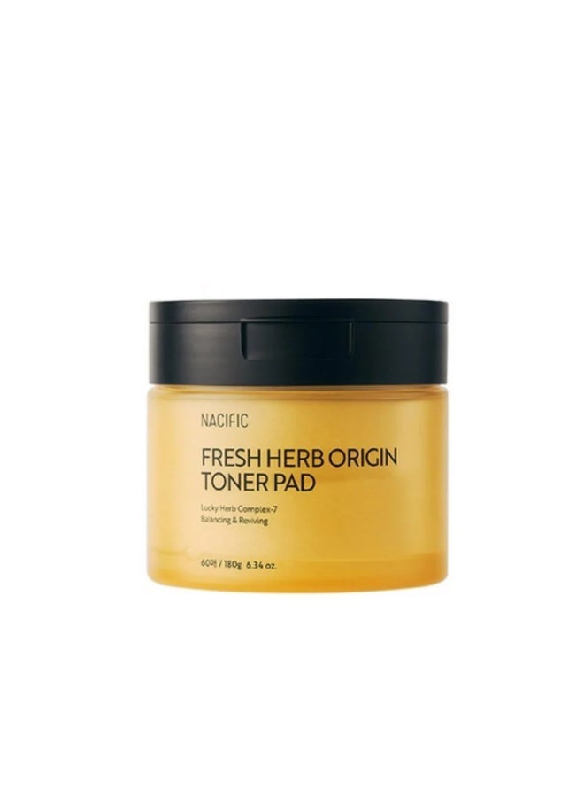 NACIFIC Fresh Herb Origin Toner Pads for Hydration, Pore Care & Skin Texture – 60 Pads - Image 1