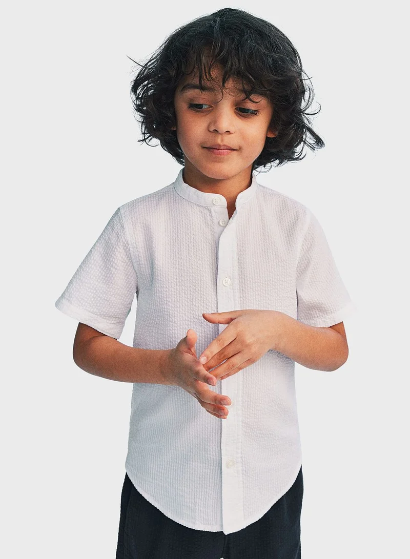 اتش اند ام Kids Button Down Shirt