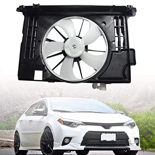 munirater Radiator Cooling Fan Assembly Replacement for 2014-2019 Corolla TO3115181 163610T041 - Image 1