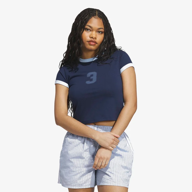 Adidas Originals  GRAPHIC RINGER BABY T-Shirt for Women | Best Price UAE