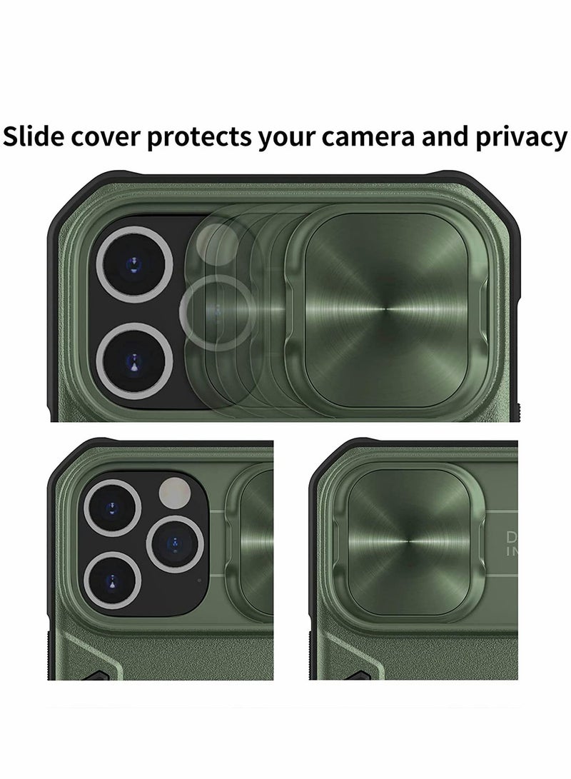 Excefore Case for iPhone 12 Mini 5.4'' - Military Grade Case with 360° Kickstand Ring Stand and Slide Camera Cover, PC & TPU Impact - Resistant Bumpers Armor Case  - Image 4