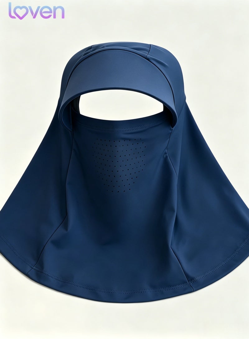 loven Women's Sun Protection Hat Full Face Cover Neck Gaiter Summer Outdoor Hat UPF50+ Cycling Hat - Image 5