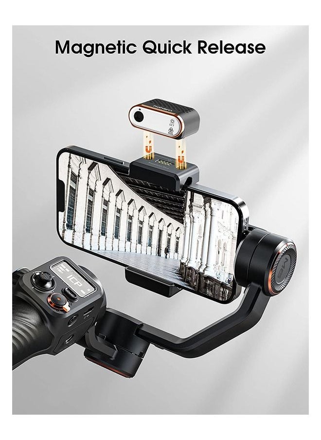 hohem - iSteady M6 Kit 3-Axis Smartphone Gimbal Stabilizer Anti-shake Phone Vlog Gimbal 360° Rotatable OLED Large Screen - Image 1