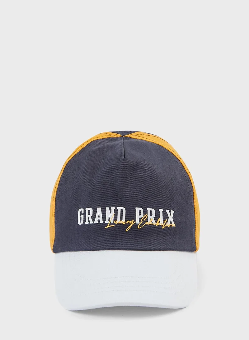 Zippy Kids Grand Prix Curved Peak Cap