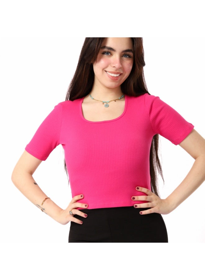 Coctail 2562-basic top-fuchia - Image 1