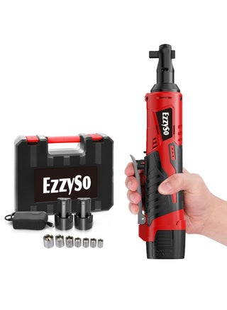 Cordless Electric Ratchet Wrench Set, 3/8 Inch Cordless Electric Wrench 9.5mm Right Angle Ratchet Wrenches 65N.m Rechargeable Car Repair Tool Set Angle Wrench - pzsku/Z085D4CB990B55317D97EZ/45/_/1740997190/8cfa007b-24e7-4070-96fc-8507be0ddd1a