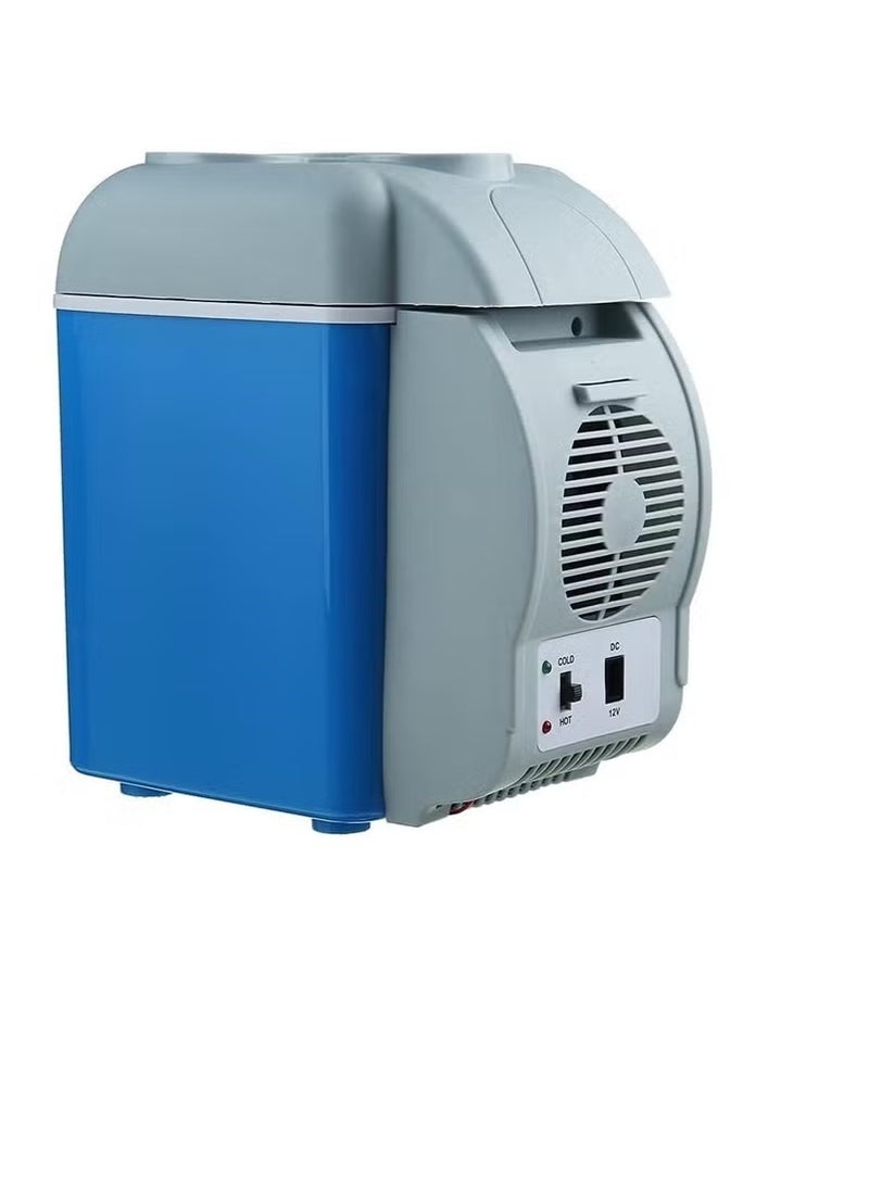 12V Compact Cooler Warmer Mini Fridge Mini Car Refrigerator Camping Fridge Electric Cool Box Cooler Warmer Travel Portable Box Freezer for Bedroom, Office, Car  - Image 2