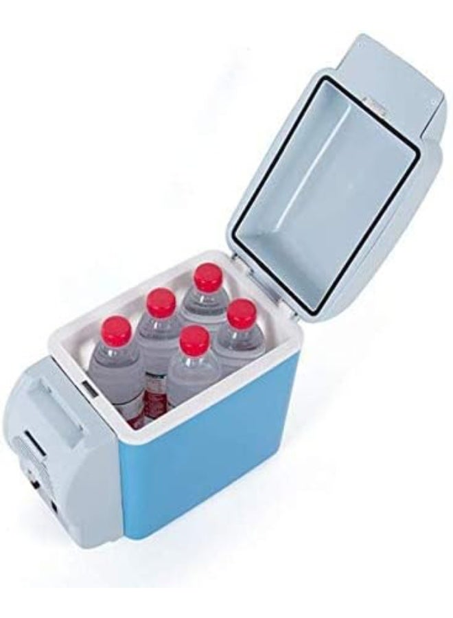 12V Compact Cooler Warmer Mini Fridge Mini Car Refrigerator Camping Fridge Electric Cool Box Cooler Warmer Travel Portable Box Freezer for Bedroom, Office, Car  - Image 3