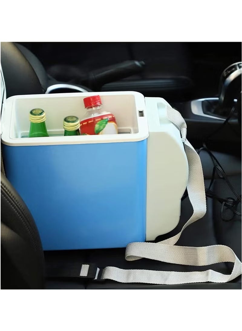 12V Compact Cooler Warmer Mini Fridge Mini Car Refrigerator Camping Fridge Electric Cool Box Cooler Warmer Travel Portable Box Freezer for Bedroom, Office, Car  - Image 5