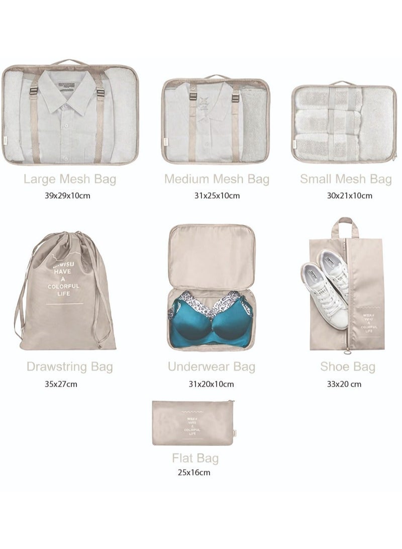 cartogivz 7-Piece Travel Organizer Luggage Set - Image 2