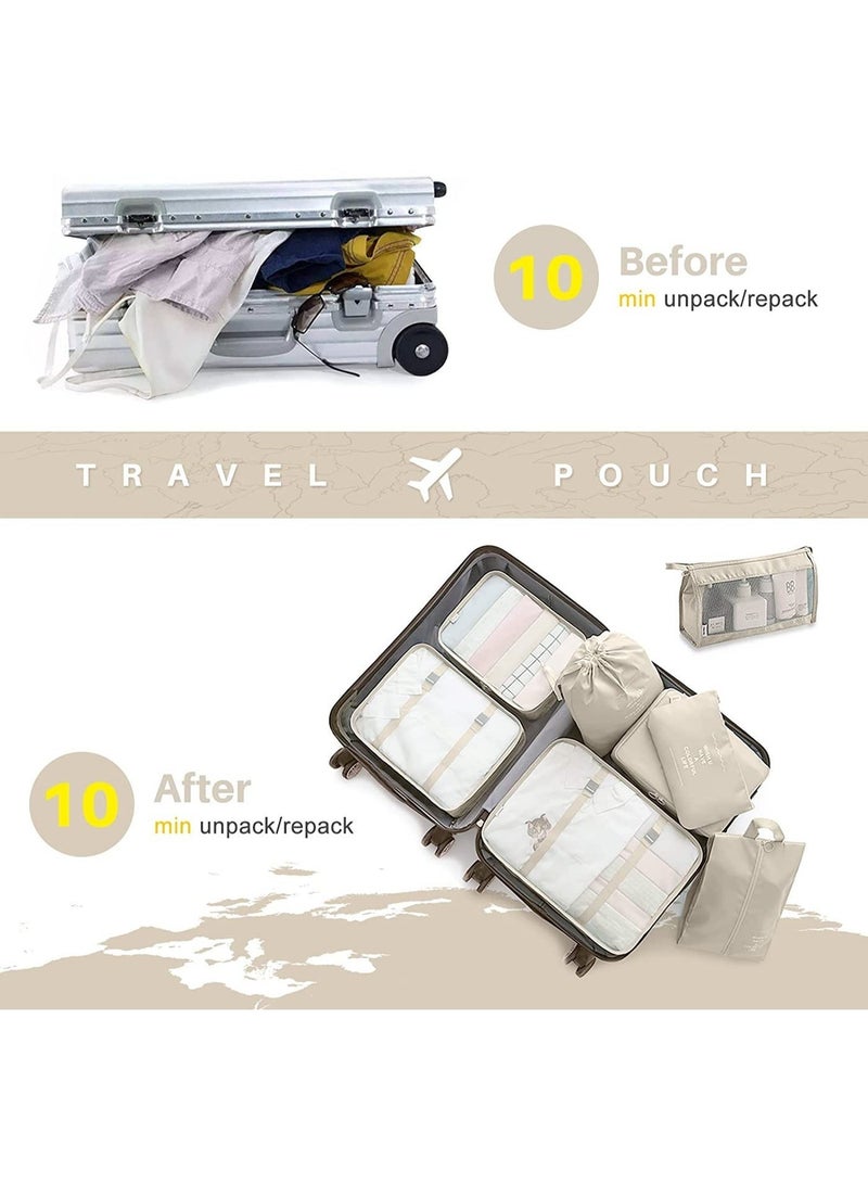 cartogivz 7-Piece Travel Organizer Luggage Set - Image 5