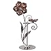 Topadorn Topadorn Flower Rain Gauge Easy Read 7" Capacity Butterfly Glass Rain Gauge for Home and Garden Decoration  - Image 2
