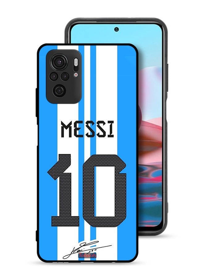 Tolwak Xiaomi Redmi Note 10 4G Protective Case Cover Messi 10 - Image 1