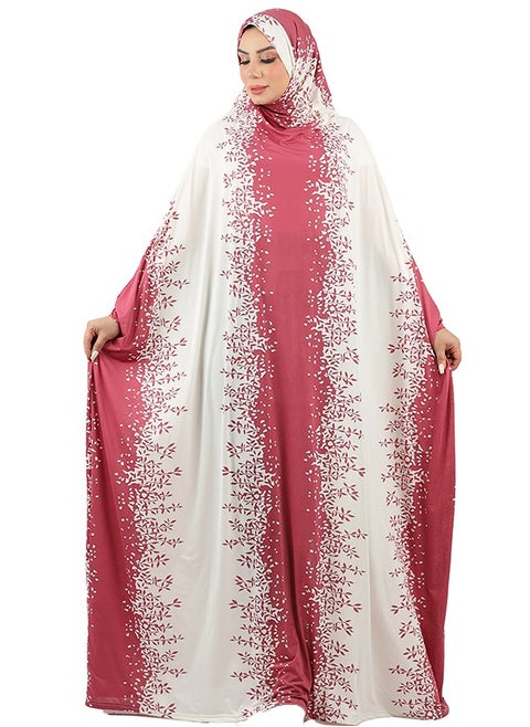 ثوب صلاة چيرسيه كويتي- عملي مع غطاء الرأس من زمرد فاشون