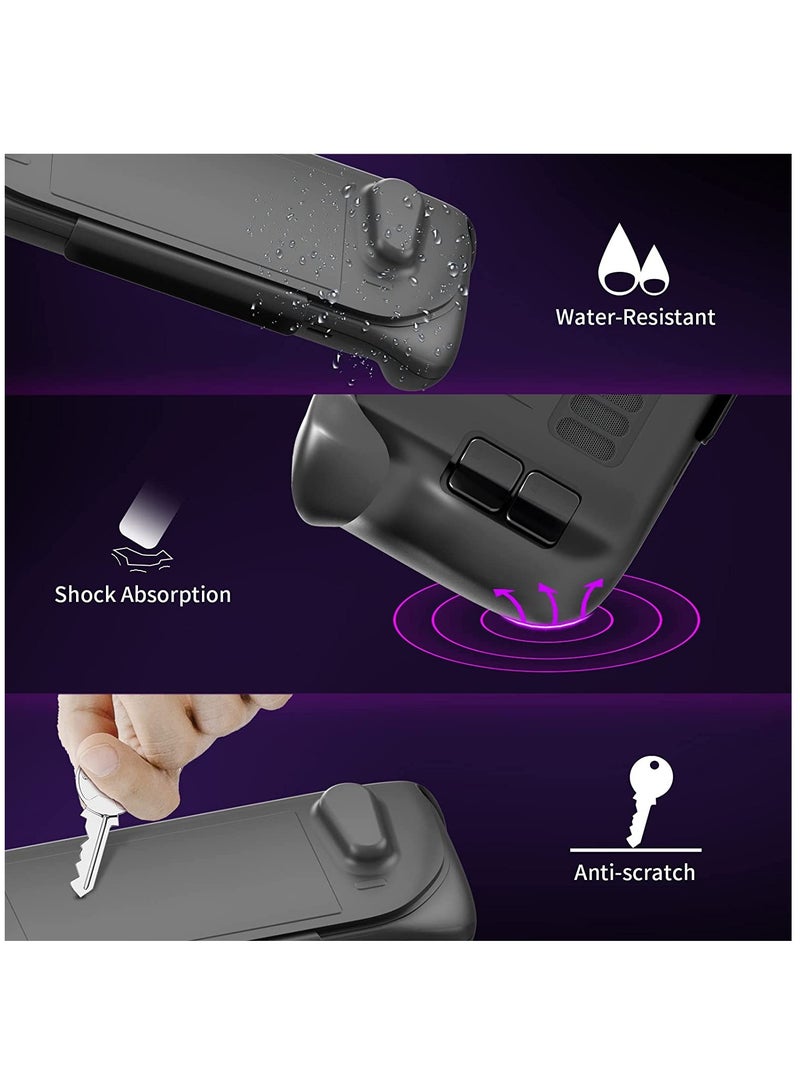 SYOSI 2023 Skin for Steam Deck Case Rugged Armor Protective Case Designed for Steam Deck TPU Cover with Absorption Anti-Scratch Cover Protector Steam Deck Accessories - Image 3