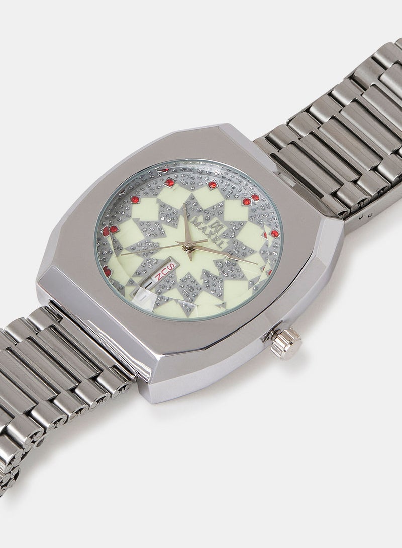 Maxel ساعة يد أنالوج للرجال سنتريكس نيو ديستار MX549 - 38 مم - Image 3