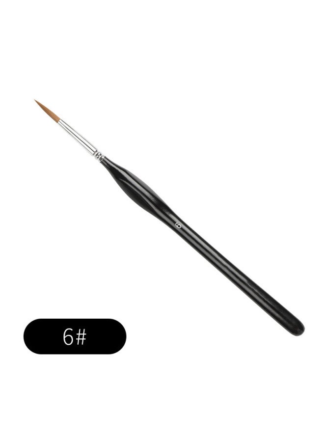 Nine Extremely Three-sided Drawing Pen Watercolor Gouache Brushwork Outline Tracing Pen Drawing Surface-drawing Photo Pen Extra Traditional Chinese Painting Hand-painted - Image 1