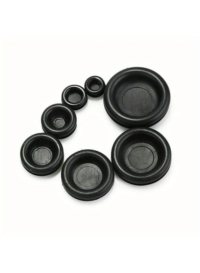 Black Rubber Firewall Hole Plug 170pcs Protective Grommet Ring Car Electrical Wire Gasket - Image 5