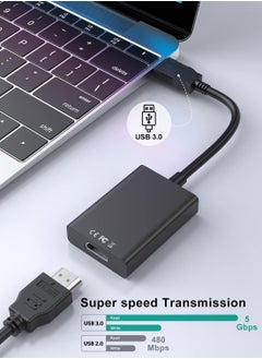 ELTRAZONE USB to HDMI Adapter - HD 1080P Video Graphics Cable for Multiple Monitors, USB 3.0/2.0 to HDMI Audio Video Adapter for PC, Laptop, Projector, Monitor, HDTV - Windows Compatible, Plug & Play, High-Performance for Streaming & Gaming, Multi-Display Support, Seamless Connectivity, Black  - Image 5