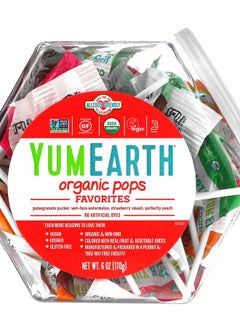 YumEarth Organic Pops Favorites 6 oz (170 g) 