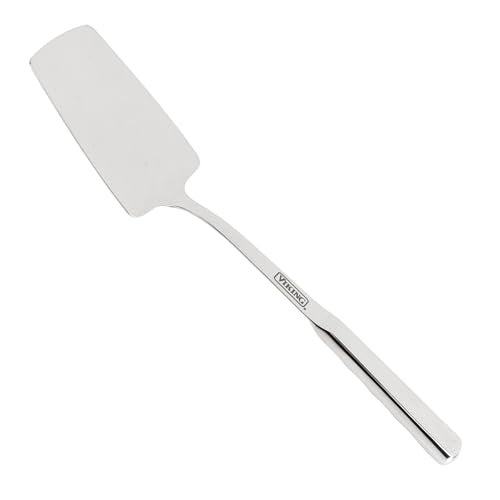 Viking Culinary Solid Forged Stainless Steel Solid Spatula, Ergonomic Stay-cool Handles, Dishwasher Safe - Image 1