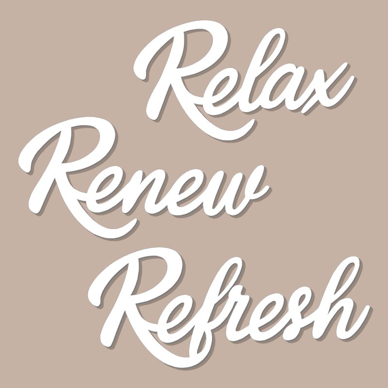 KOYILTD 3 Pieces Bathroom Decor Wooden Bathroom Sign,Relax Renew Refresh Sign (White) - Image 1