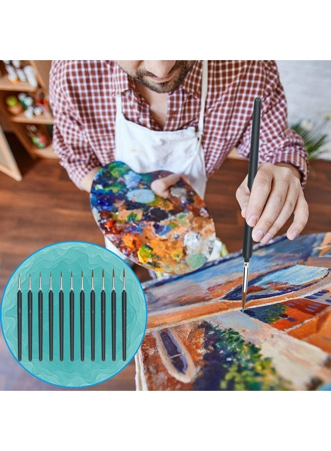 Beauenty 11 Pcs Fine Detail Brush Miniature Small Thin Painting Brushes Kit Micro Artist Acrylic Paint Brush Set - Image 5