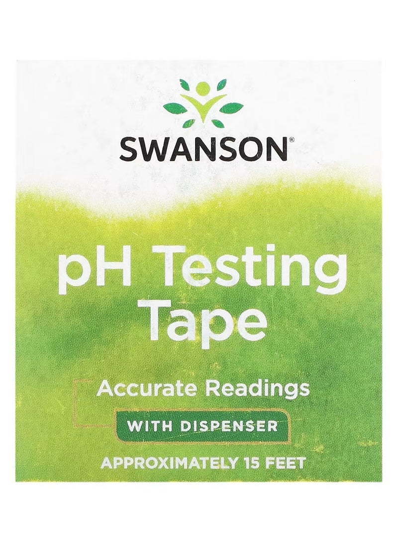 Swanson, pH Testing Tape With Dispenser, Approximately 15 Feet