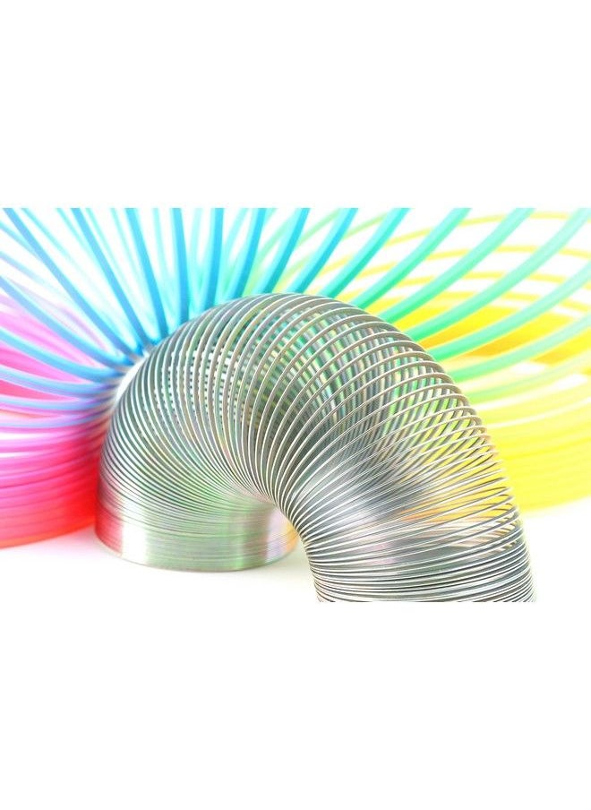 Ja-Ru - 1.5 Inch Mini Metal Spring Toy (2 Coil Spring) Small Spring Fidget Toy For Kids & Adult. Original Stress Relief Classic Retro Vintage Toys. Party Favor Stocking Goodie Bag Stuffers. 7812A - Image 1