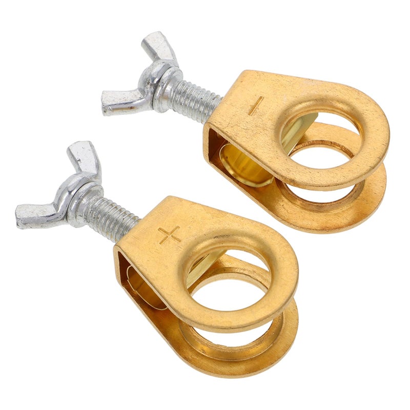 Pure Copper Battery Terminal Connectors Kit for Car Truck Boat High Conductivity Durable Easy Installation - Image 2