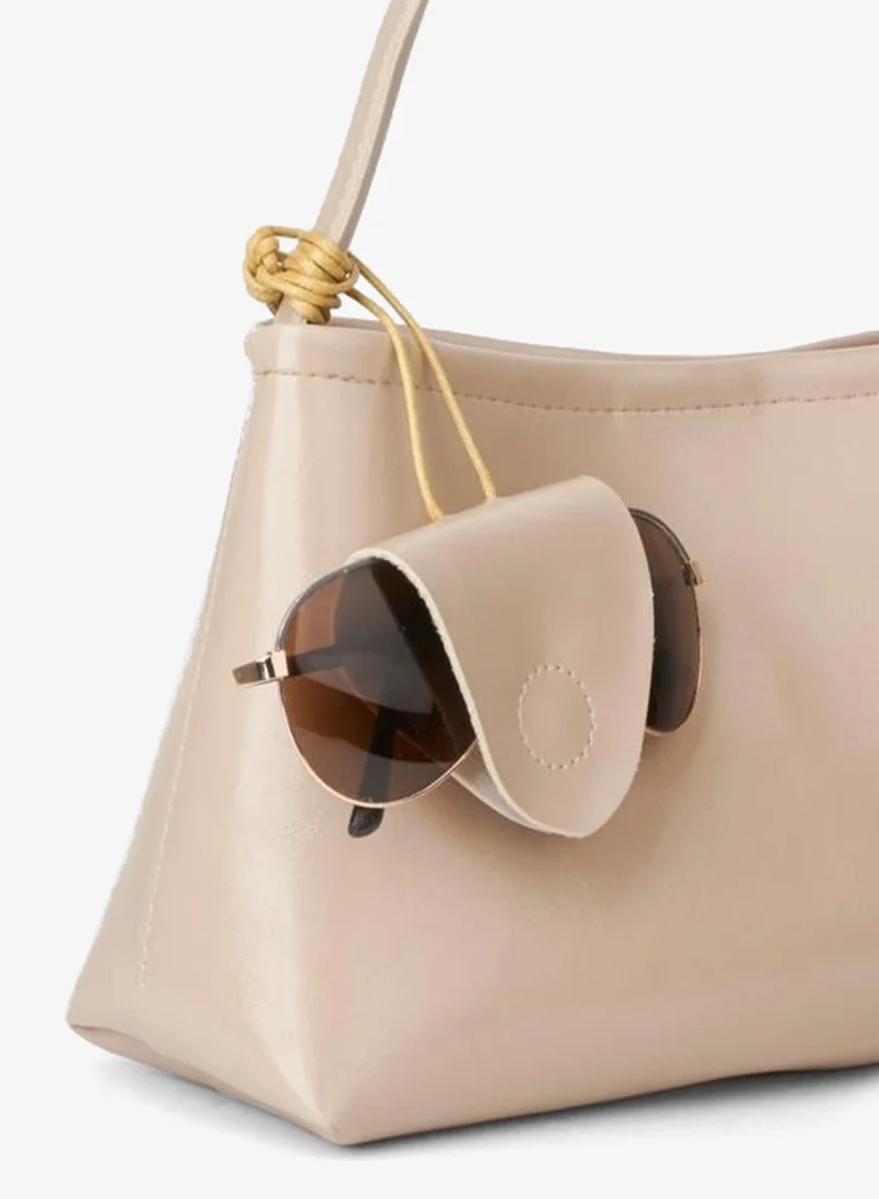 Women's Defne Vizon Glasses Holder Gifted Snap-Closure Hand, Arm, and Shoulder Bag.