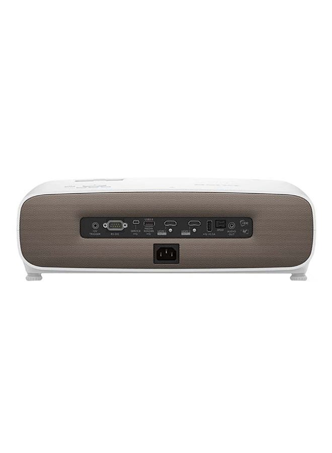 BenQ True 4K UHD Projector with DCI-P3/Rec.709, HDR-PRO & 2000lm Brightness W2700 White/Gold - Image 2