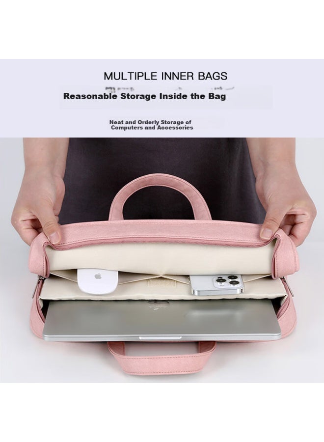 Brinch Laptop Bag Handheld 15.6/16 Inch Notebook Bag Suitable For Women, Apple Xiaomi Huawei Business Handbag - Image 2