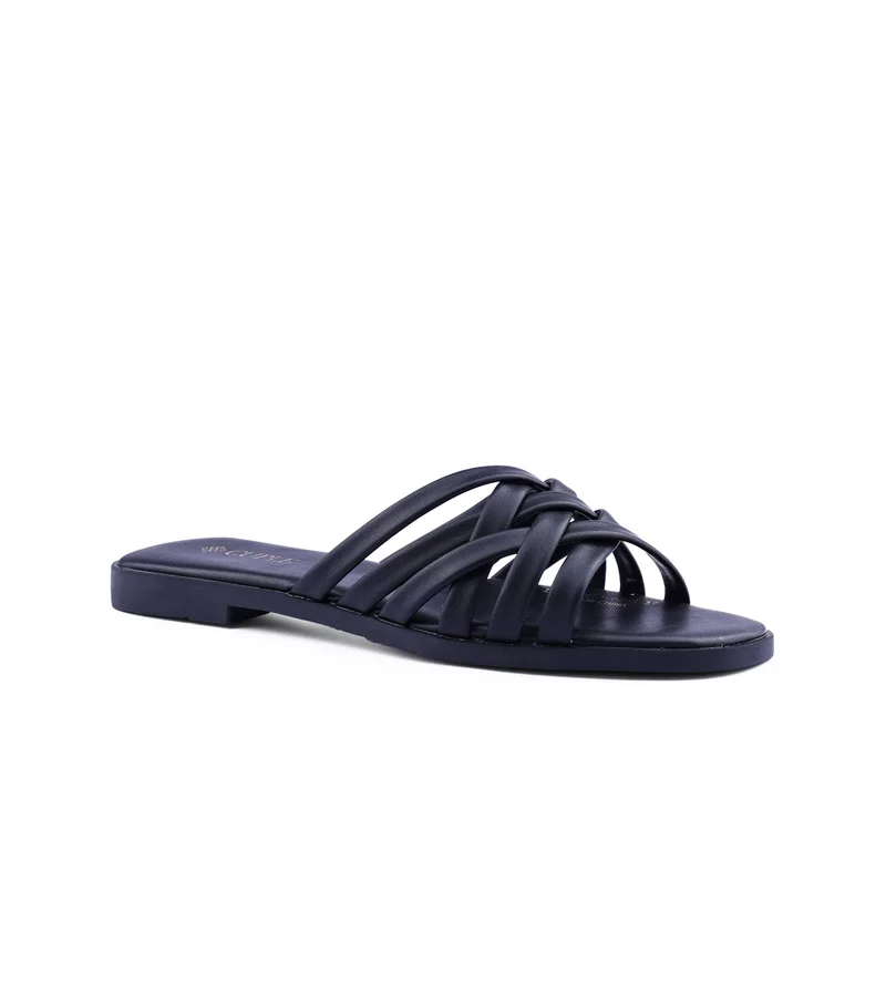 Cuple Womens cross strapped flat sandals
