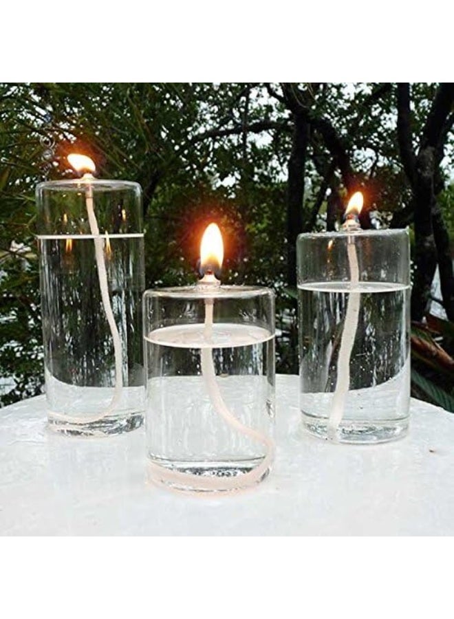 Firefly 5-Inch Refillable Glass Pillar Candle - Liquid Candles are The Latest Trend in Candle Lighting - Image 1