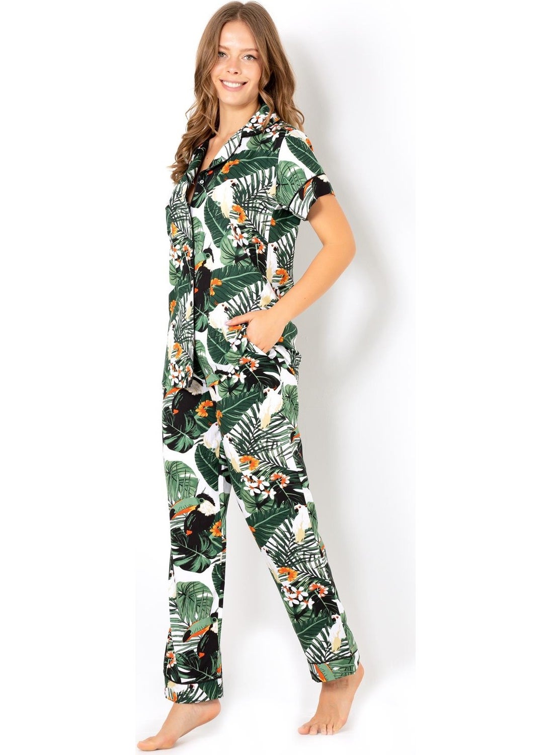 DoReMi - Ivied Short Sleeve Women's Pajama Set - Image 1